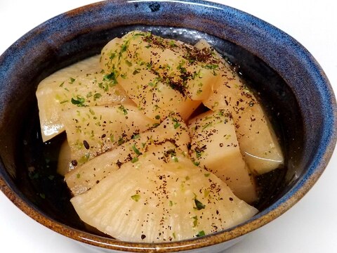 黒七味と青海苔の和風大根煮★電気圧力鍋